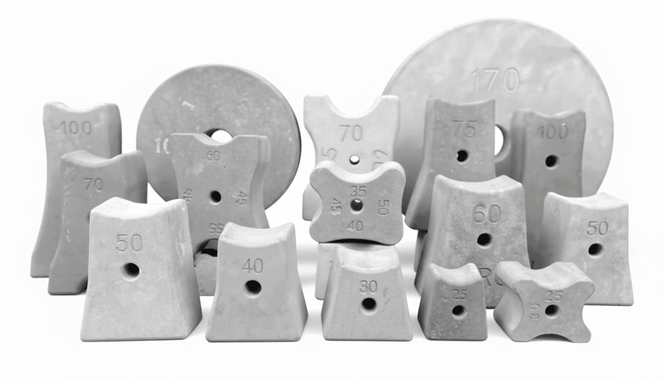 Concrete Cube Test Weights Set
