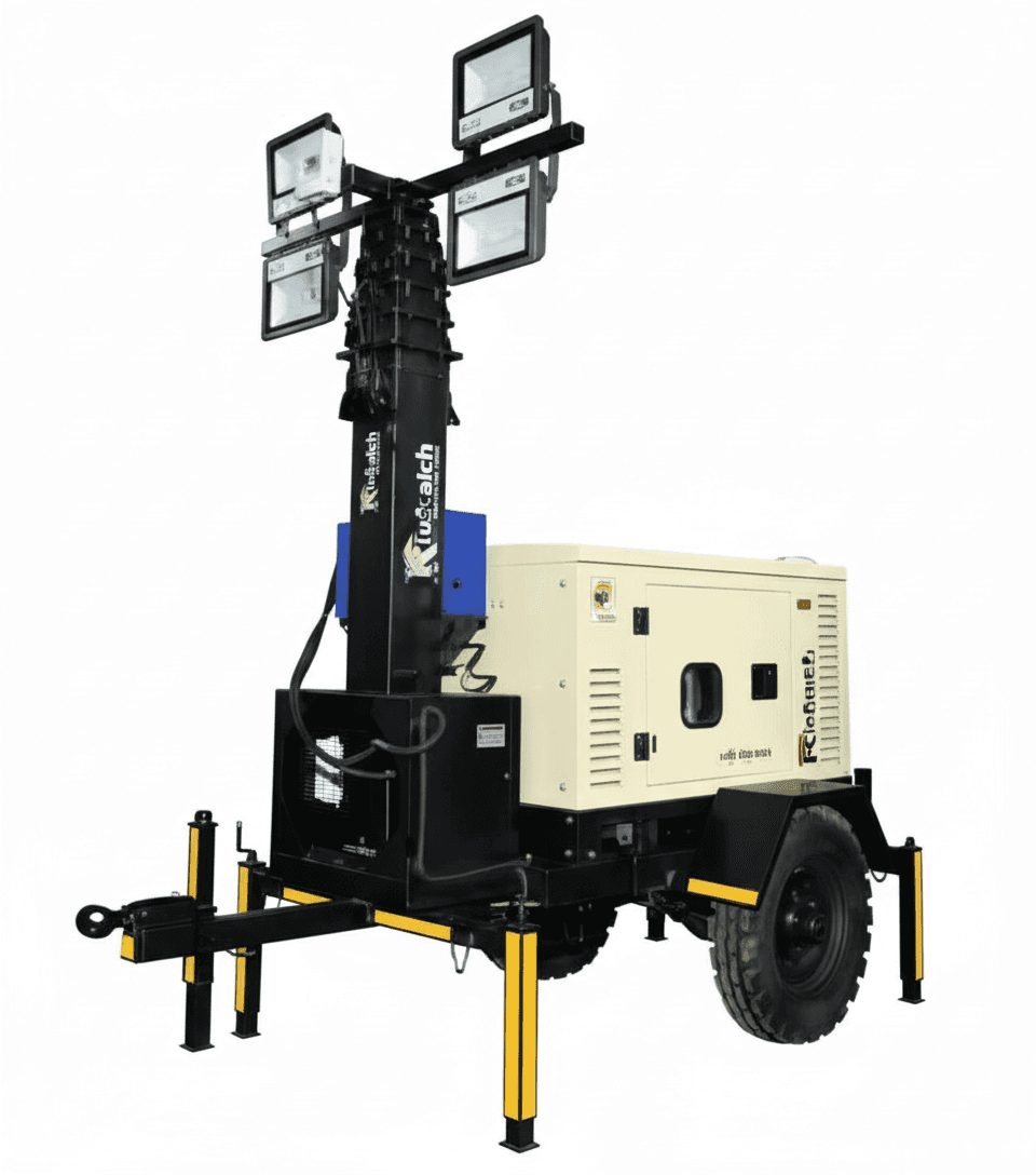 Diesel Light Tower Setup