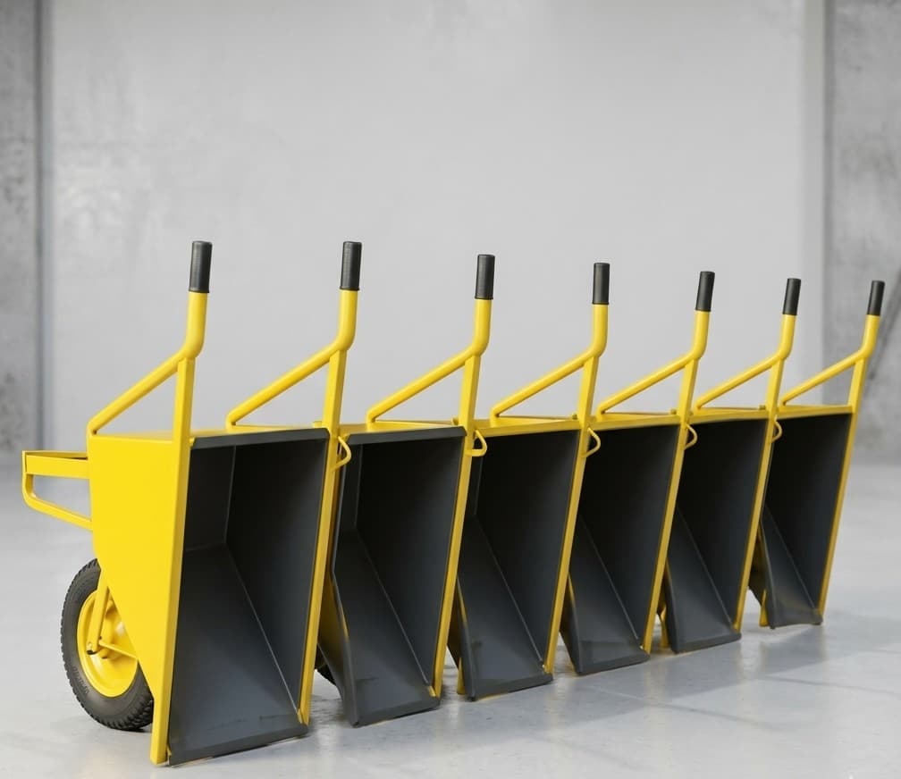 Multiple Raing in Wheel Barrow